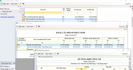 bảng cân đối kế toán trên phần mềm BRAVO BRAVO hỗ trợ việc lên Báo cáo tài chính thế nào